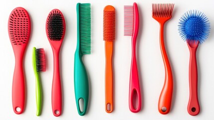 Set Of Tools For Pet Care: Cutting, Combing, Nail Trimming