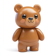 Fototapeta premium Cute Brown Teddy Bear Toy
