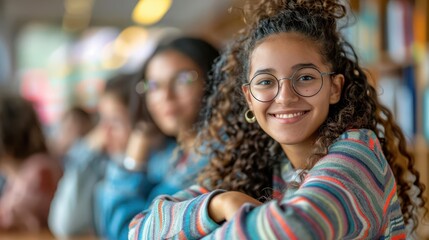 Student following online curriculum, teacher feedback sessions, advanced digital education tools