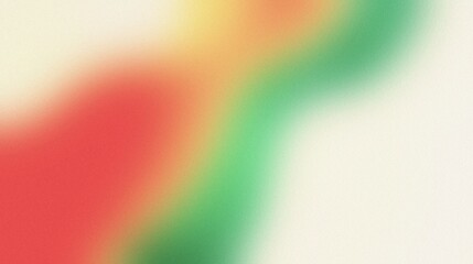 Soft gradient background with green and red tones. A delicate, blurred background with soft green, red, and yellow tones, ideal for creating a calm and serene atmosphere in your designs.