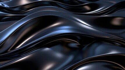 Fototapeta premium Abstract Black Waves