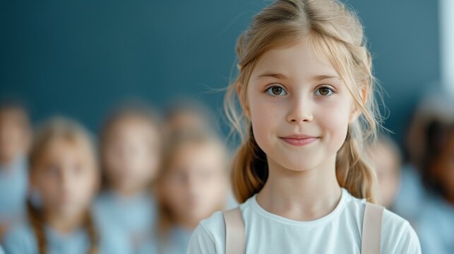 Classroom interaction with schoolchildren answering questions and speaking up, showcasing their involvement and eagerness to contribute 8K , high-resolution, ultra HD,up32K HD