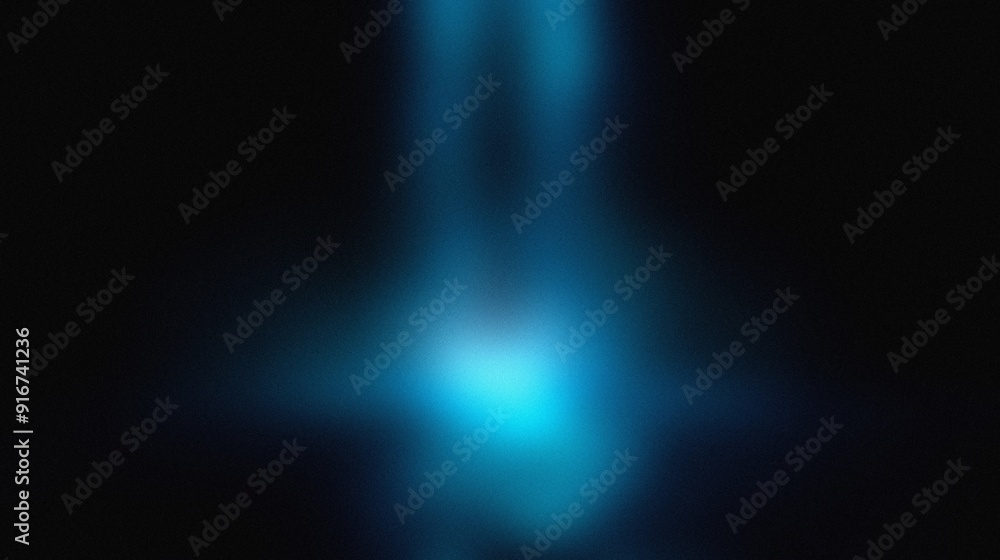 Poster abstract blue light effect background. this abstract background features a blurry, blue light effect