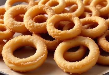 fresh fried onion rings, ai
