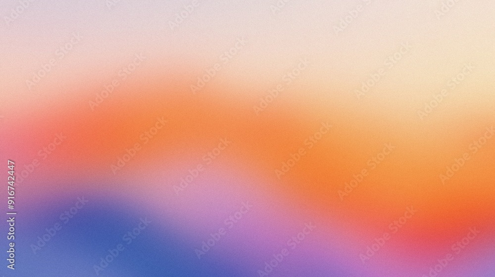 Aufkleber abstract blurred background with soft hues. a soft and hazy background with a blend of pastel hues, 