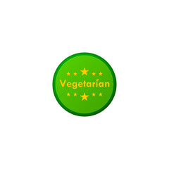 Vegan food diet icon isolated on transparent background