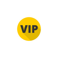 VIP icon isolated on transparent background