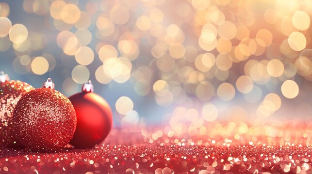 Holiday scene with sparkling background, text space, festive cheer 8K , high-resolution, ultra HD,up32K HD