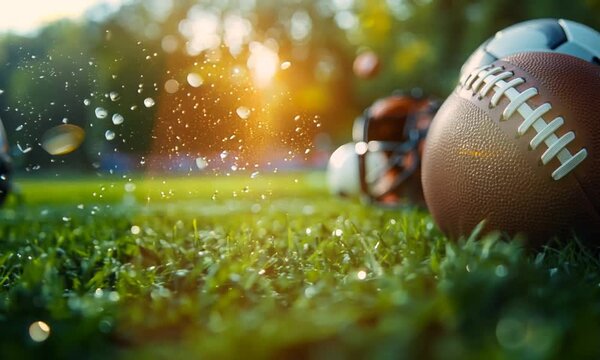 A american football ball
