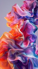 Obraz premium Abstract Colorful Flowing Design