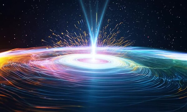Photonic Burst: Light Interaction with Matter