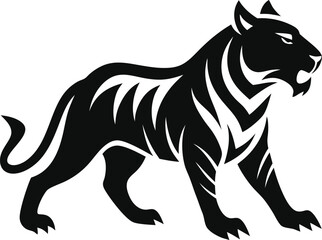 Fototapeta premium vector illustration of a tiger 