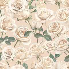 Lovely and Beautiful Spring Flowers Pattern for Fabric, Wallpaper, and More