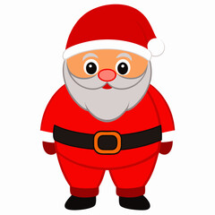 Santa Claus matching red pants featuring a red color Santa look holiday season  art vector illustration