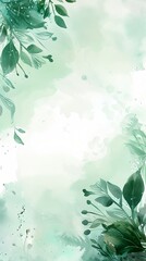 Garden concept invitation template