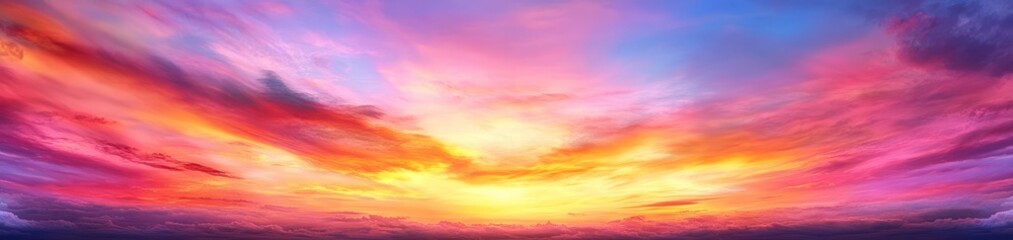 Vibrant Sunset Sky