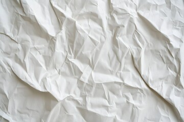 Obraz premium Crumpled White Paper Texture