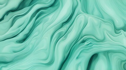 Obraz premium mint ink liquid background