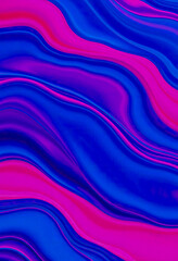 Abstract Colorful Liquid Waves
