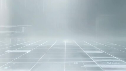 A modern, abstract digital background featuring light effects and grid patterns, ideal for technology and design themes.