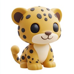 Cute Cartoon Leopard