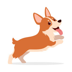 happy cute corgi dog with good quality and design
