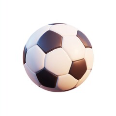 Fototapeta premium 3D icon of soccer ball