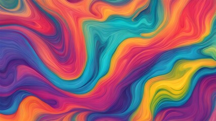 Obraz premium rainbow ink liquid background 