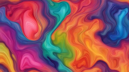 Obraz premium rainbow ink liquid background 