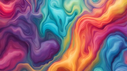 Fototapeta premium rainbow ink liquid background 
