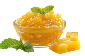 Mango Chutney Isolated On Transparent Background