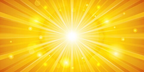 Fototapeta premium Vibrant yellow background radiates warmth and energy, evoking feelings of happiness and optimism, perfect for conveying sunny dispositions and lively atmospheres.