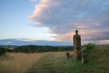 Summer landscape, Eifel close to Blankenheim, North Rhine Westphalia, Germany