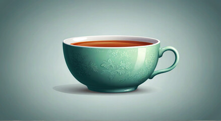 cup of tea with saucer