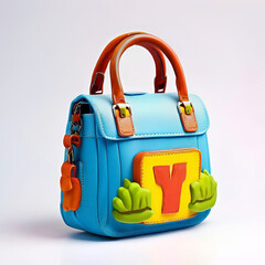 Back to School 3D Rendering Cute and Colorful Backpack Model for Teachers' Day and Children's Day. Childish Schoolbags in Vibrant Designs