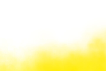Vibrant yellow smoke stream on transparent background, realistic fog and cloud effects, toxic vapor overlay, dynamic mist, isolated wallpaper with ample copy space