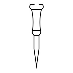 ice breaker bartender line icon vector. ice breaker bartender sign. isolated contour symbol black illustration