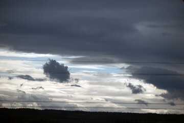 sky with clouds, åre,sverige,sweden,norrland,,mats