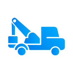 truck icon isolated on white