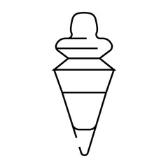 bottle stopper bartender line icon vector. bottle stopper bartender sign. isolated contour symbol black illustration