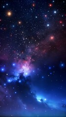 Fototapeta premium Starry sky phone wallpaper