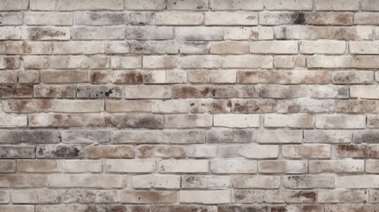 Obraz premium Abstract old white brick wall textured background. Neural network ai generated art