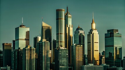 Obraz premium Modern city view
