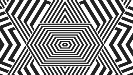 Abstract background for designs.Backdrop in UHD format 3840x2160. Wallpaper with black and white pattern. 