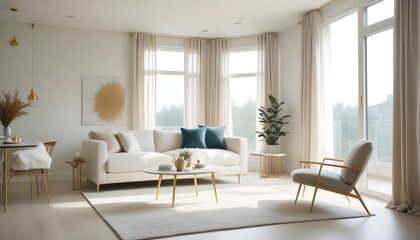 Photo interior modern design room 3d illustration