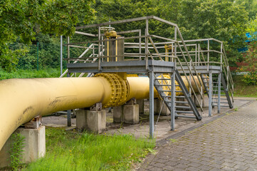 pumping station for industrial pipelines