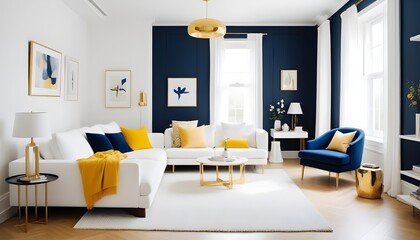 Photo interior modern design room 3d illustration