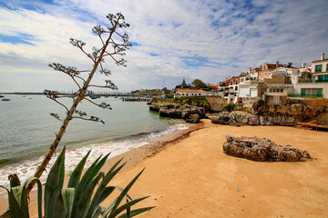 Portugal Cascais with view over the beach