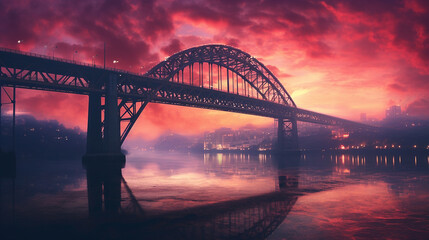 Obraz premium Guangdong chaozhou city china xiangzi bridge sun background