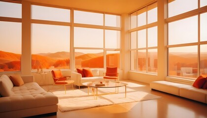 Photo interior modern design room 3d illustration